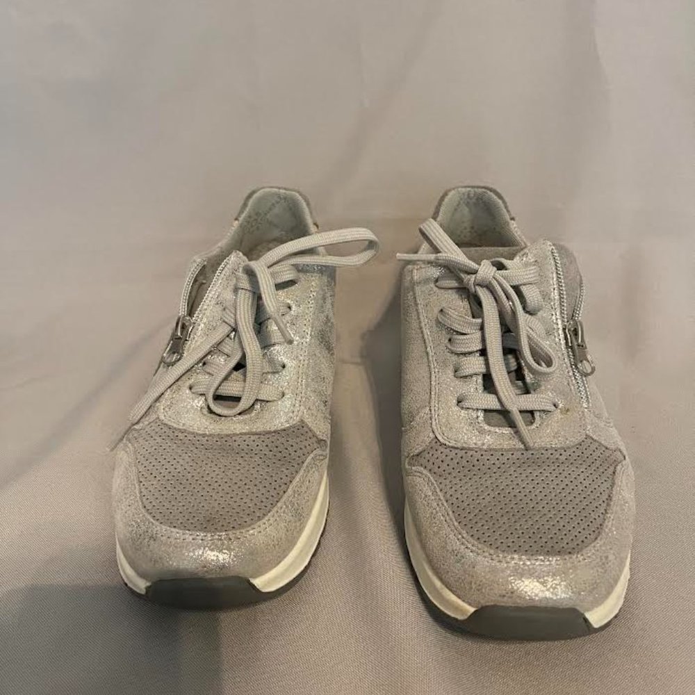 Stonefly Sneakers Biagioli Silver Metallic Size 40